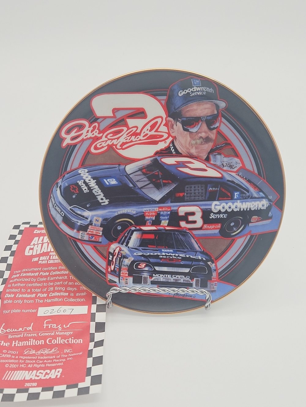 Dale Earnhardt Collectible Plate